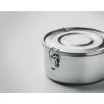 ELLES Set of 2 stainless steel boxes Flat silver