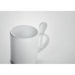 SUBLIM SPOON Ceramic sublimation mug 300 ml White