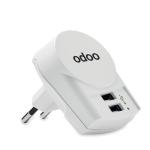 EURO USB CHARGER 2XA Skross Euro USB-Ladegerät 12W Weiß