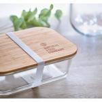 TUNDRA LUNCHBOX Glass lunchbox with bamboo lid Transparent