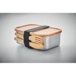 SAVANNA Stainless steel lunchbox 600ml Timber