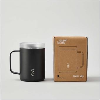 Ocean Bottle 350 ml insulated travel mug Black