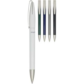 Ana recycled plastic ballpoint pen Black