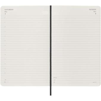 Moleskine soft cover 12 month L daily planner Black