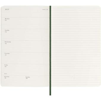 Moleskine soft cover 12 month weekly L planner Olive