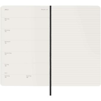 Moleskine soft cover 12 month L weekly planner - German Black