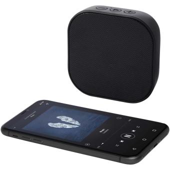 Stark 2.0 3W mini RCS recycled plastic Bluetooth® speaker Black