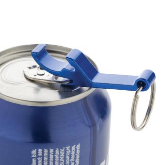 XD Collection RCS recycled aluminum bottle and can opener Aztec blue