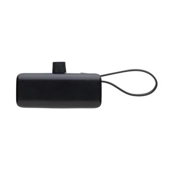 XD Collection Powerlink RCS rplastic 3000 mah powerbank USB C connector Black