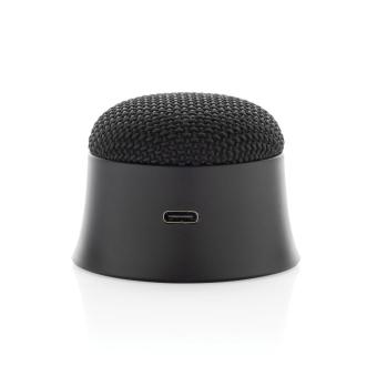 XD Collection Magtune RCS recycled plastic magnetic 5W speaker Black