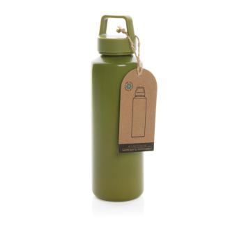 XD Collection Wasserflasche mit Henkel aus RCS rPP Grün