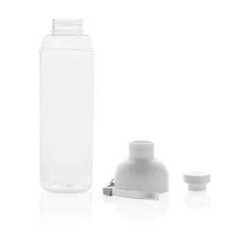 XD Collection Impact auslaufsichere Wasserflasche aus RCS recyc. PET 600ml Weiß