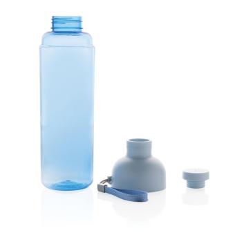 XD Collection Impact auslaufsichere Wasserflasche aus RCS recyc. PET 600ml Blau