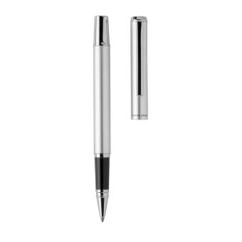 Swiss Peak Cedar RCS certified recycled aluminum pen set Silver