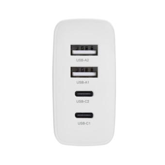 XD Collection TravelCharge Pro RCS rplastic travel charger with USB C White/black