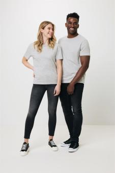 Iqoniq Manuel ungefärbtes T-Shirt aus recycelter Baumwolle, Grau meliert Grau meliert | XXS