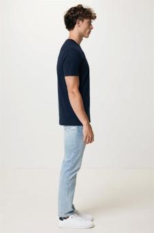 Iqoniq Brett recycled cotton t-shirt, navy Navy | XS