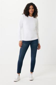 Iqoniq Etosha Lightweight Sweater aus recycelter Baumwolle, weiß Weiß | XXS