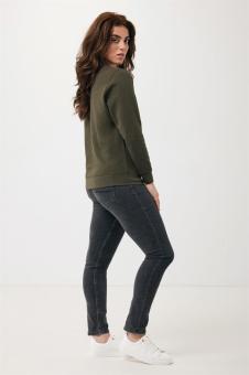 Iqoniq Etosha Lightweight Sweater aus recycelter Baumwolle, khaki Khaki | XXS