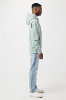 Iqoniq Yoho recycled cotton relaxed hoodie, iceberg green Iceberg green | XXS