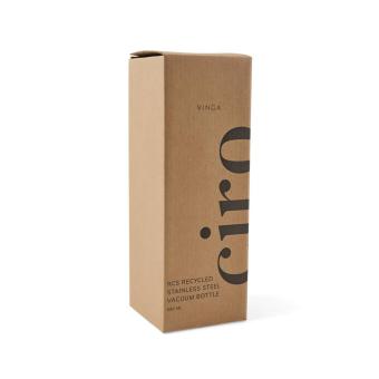 VINGA Ciro RCS recycelte Vakuumflasche 580ml Blau