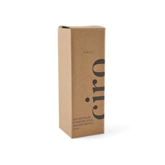 VINGA Ciro RCS recycelte Vakuumflasche 300ml Schwarz