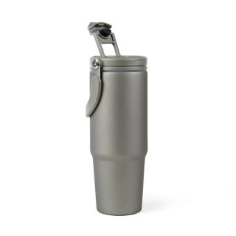 VINGA Eos Trek 880ml Flasche aus RCS rec. Stainless-Steel Grau