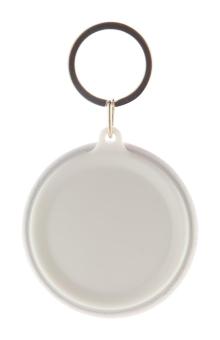 KeyBadge RPET Maxi pin button keyring White