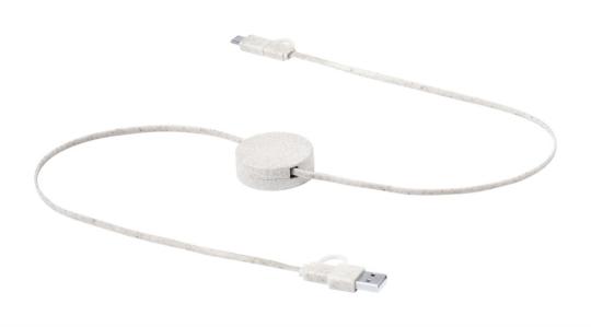 Yarely USB-Ladekabel Natur