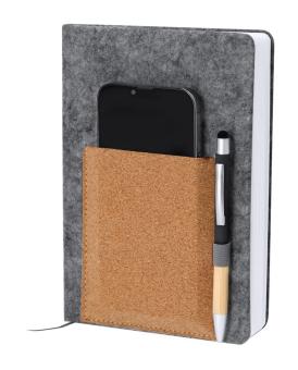 Wilko RPET notebook Convoy grey