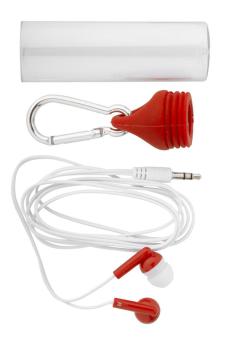 Kelty earphones Transparent red