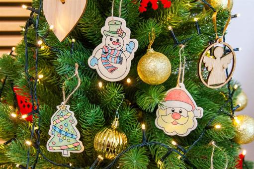 Sormela colouring Christmas tree ornaments Nature