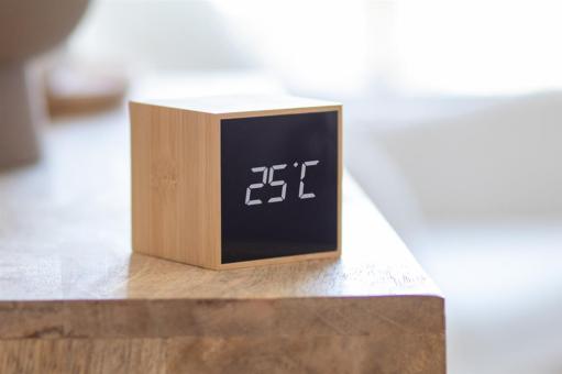 Boolarm bamboo alarm clock Nature