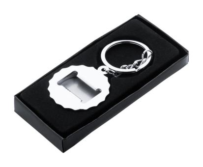 Bubly bottle opener keyring Silver