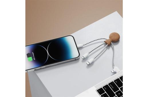 Xoopar Mr. Bio Cork Charging Cable Nature