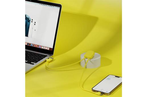 Xoopar Ice-C Charging cable Yellow