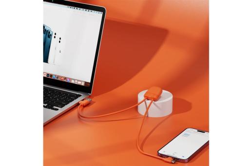 Xoopar Ice-C GRS Charging cable Orange