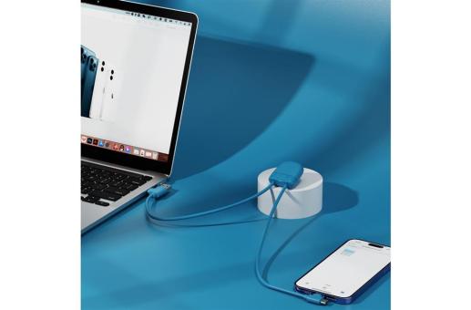 Xoopar Ice-C Charging cable Blau