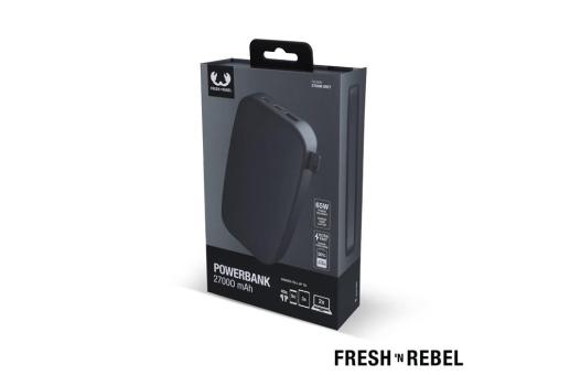 2PB27100 I Fresh 'n Rebel Powerbank 27000 mAh USB-C - 65W PD Anthracite