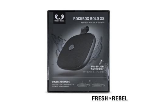 1RB5100 | Fresh 'n Rebel Rockbox Bold Xs splashproof TWS speaker 4W Dark grey