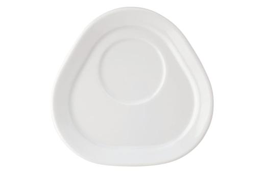 Cup & saucer triangle Satellite 180ml White