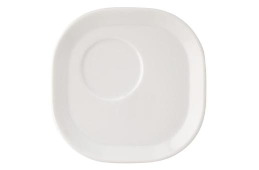 Cup & saucer square Satellite 180ml White