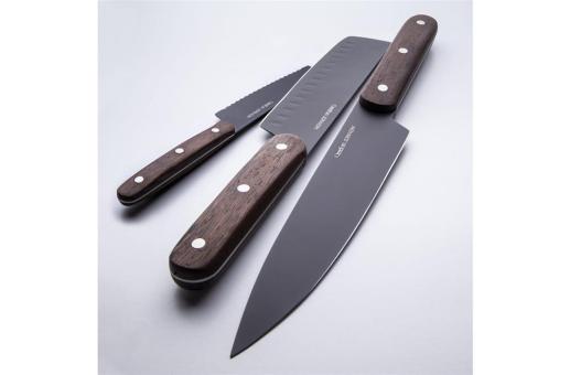 Orrefors Jernverk knife set wood set of 3 Timber