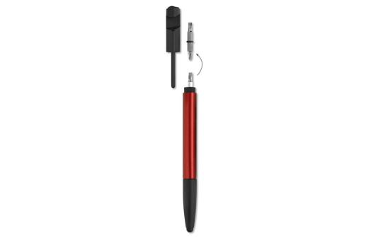 Metal tool pen Dark red