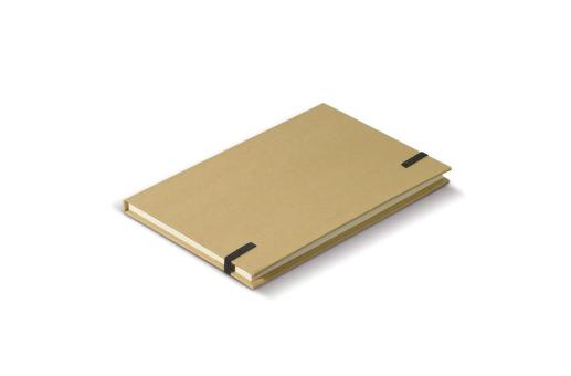 Cardboard notebook A5 Brown