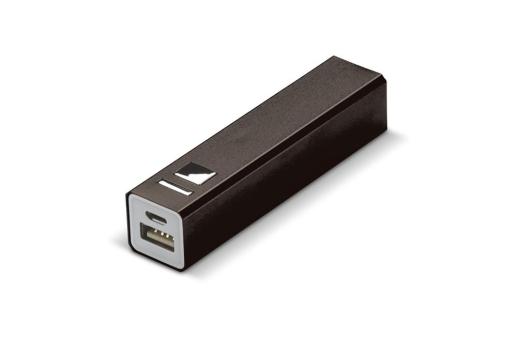 Powerbank Aluminium 2200mAh Schwarz