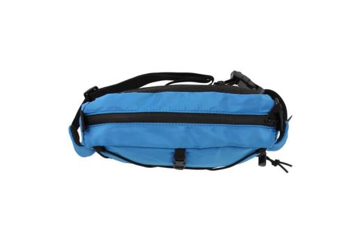 Crossbody bag R-PET with drawcord Aztec blue