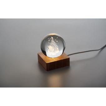 SANTA LIGHT Christmas LED crystal ball Timber