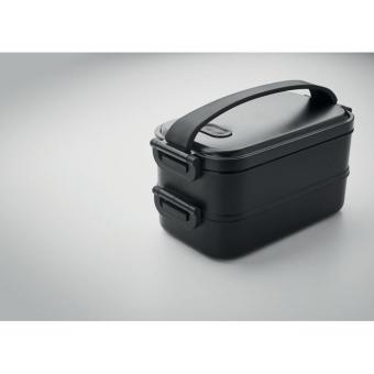 IDOLUNCH Lunchbox recyceltes  PP Schwarz