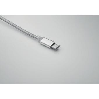 BLUE 4 in 1 charging cable type C Silver